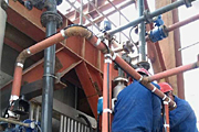 济宁里彦电厂脱硫塔消防管道电伴热保温系统
